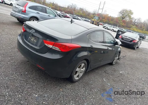2013 Hyundai Elantra Gls from USA, damaged, VIN KMHDH4AE5DU649122
